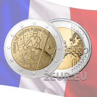 Ranska 2 euroa UNC 2023 - Rugbyn MM-kisat Ranska