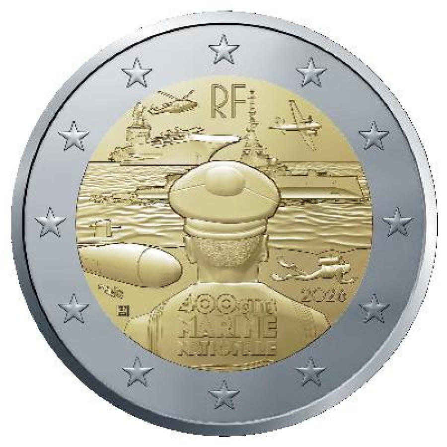 Ranska 2 euroa UNC 2026 - Ranskan laivasto