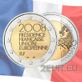 Ranska 2 euroa UNC 2008 - EU-puheenjohtajuus