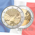 Ranska 2 euroa UNC 2015 - 70 vuotta rauhaa Euroopassa