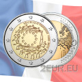 Ranska 2 euroa UNC 2015 - EU:n lipun 30. vuosipäivä
