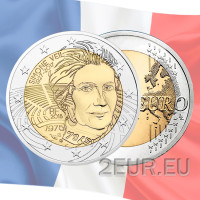 Ranska 2 euroa UNC 2018 - Simone Veil