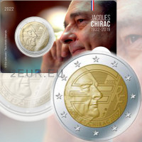 Ranska 2 euroa BU 2022 - Jacques Chirac