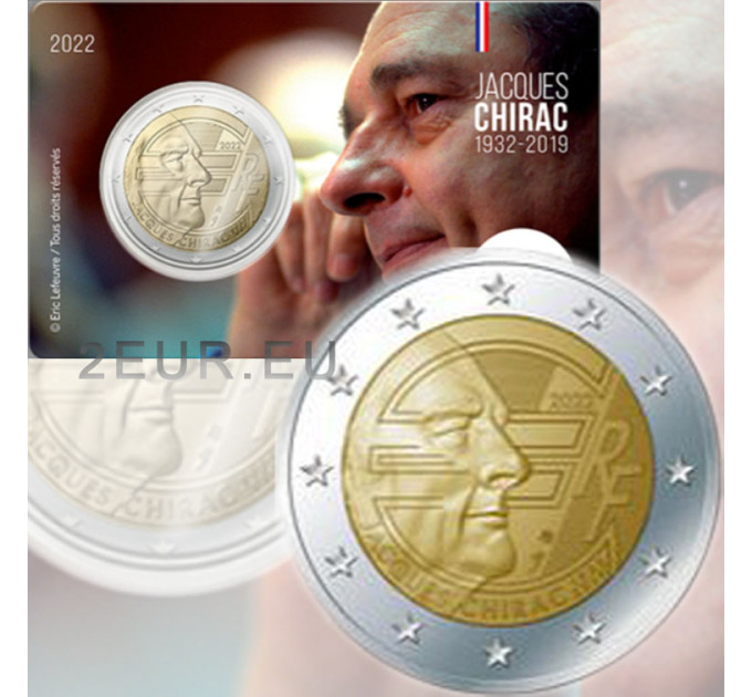 Ranska 2 euroa BU 2022 - Jacques Chirac