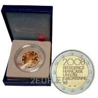  Ranska 2 euroa Proof 2008 - EU-puheenjohtajuus