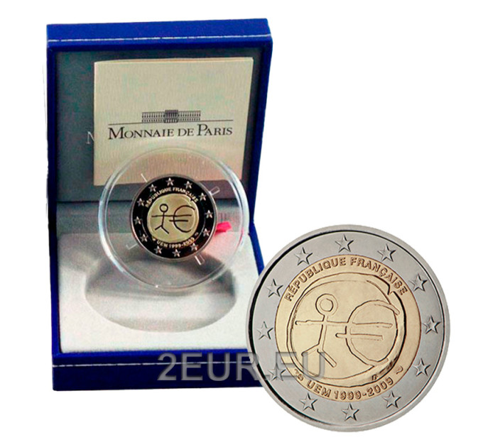  Ranska 2 euroa Proof 2009 - 10 vuotta Euro