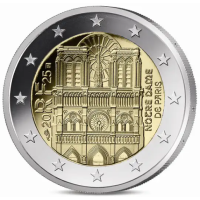 Ranska 2 euroa Proof 2025 - Notre Dame