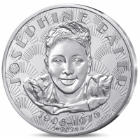 Ranska 10 euroa hopeakolikko 2025 - Josephine Baker