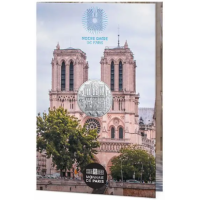 Ranska 10 euroa hopeakolikko 2025 - Notre-Dame de Paris