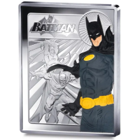 Ranska 10 euron hopeakolikko Proof 2025 - DC Comics - Batman