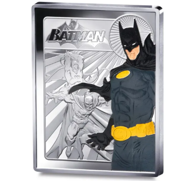 Ranska 10 euron hopeakolikko Proof 2025 - DC Comics - Batman
