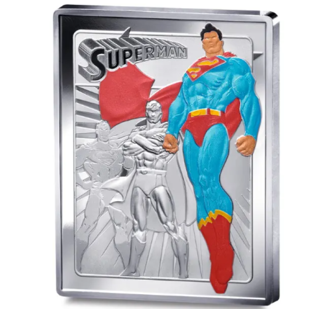 Ranska 10 euron hopeakolikko Proof 2025 - DC Comics - Supermies