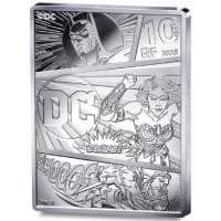 Ranska 10 euron hopeakolikko Proof 2025 - DC Comics - Supermies