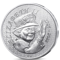 Ranska 10 euroa hopeakolikko 2026 - Elizabeth II