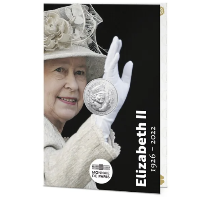 Ranska 10 euroa hopeakolikko 2026 - Elizabeth II