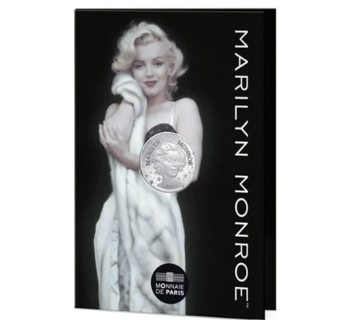 Ranska 10 euroa hopeakolikko 2026 - Marilyn Monroe