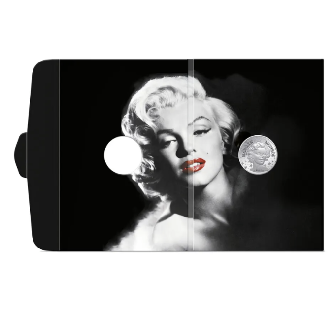 Ranska 10 euroa hopeakolikko 2026 - Marilyn Monroe