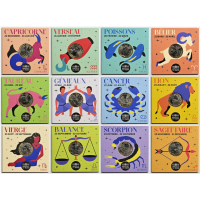 Ranska 5 euroa kolikko 2026 - Horoskooppimerkit