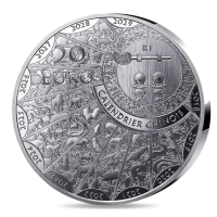 Ranska 20 euron hopeakolikko Proof 2027 - Vuohen vuosi