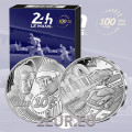 Ranska 10 euron hopeakolikko Proof 2023 - 100 vuotta - 24 tuntia Le Mansia