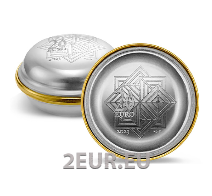 Ranska 10 euron hopeakolikko Proof 2023 - Pierre Hermé - Macaron