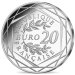 Ranska 20 euroa hopeakolikko 2022 - Eurosta 20 vuotta