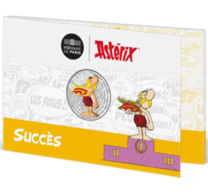 Ranska 50 euroa hopeakolikko 2022 - Asterix - Bravo - Menestys