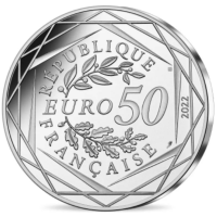 Ranska 50 euroa hopeakolikko 2022 - Asterix - Rakkaus