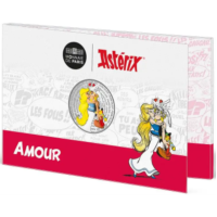 Ranska 50 euroa hopeakolikko 2022 - Asterix - Rakkaus
