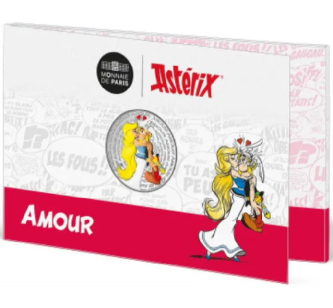 Ranska 50 euroa hopeakolikko 2022 - Asterix - Rakkaus