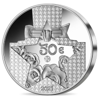 Ranska 50 euroa hopeakolikko Proof 2021 - Ranskalainen erinomaisuus - Dior