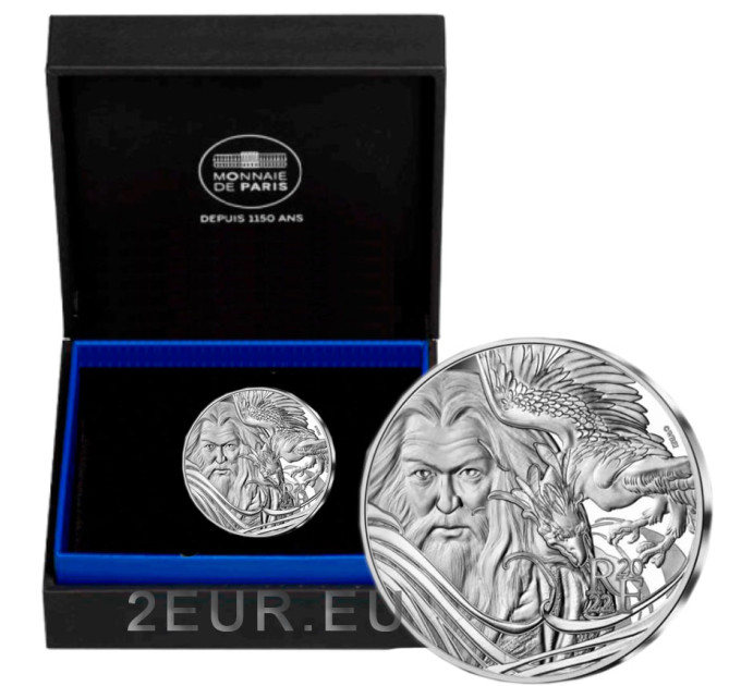 Ranska 10 euron hopeakolikko Proof 2022 - Harry Potter - Albus Dumbledore
