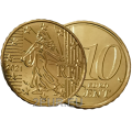 Ranska 10 senttiä UNC 2021