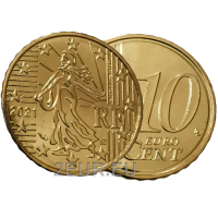 Ranska 10 senttiä UNC 2021