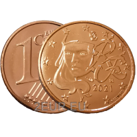 Ranska 1 sentti UNC 2021