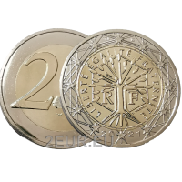 Ranska 2 euroa UNC 2021