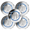 Saksa 10 euroa UNC 2024 - Yhteiskunnan palveluksessa - Poliisi - ADFGJ