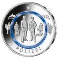 Saksa 10 euroa UNC 2024 - Yhteiskunnan palveluksessa - Poliisi
