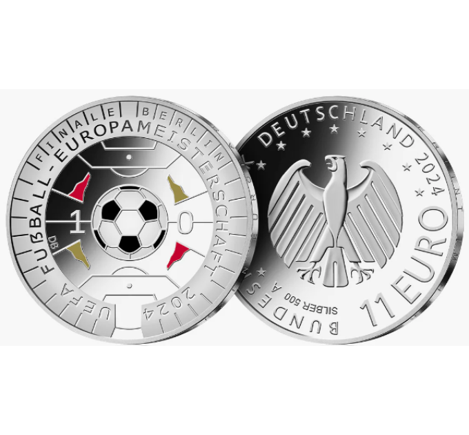 Saksa 11 euroa UNC 2024 - UEFA jalkapallon Euroopan mestaruus