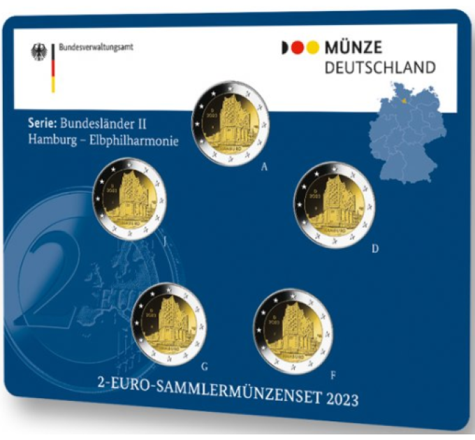Saksa 2 Eurokolikkosarja BU 2023 - Hampuri - Elbphilharmonie - ADFGJ