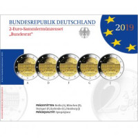 Saksa 2 euron proof 2019 - 70 vuotta liittoneuvoston perustuslaista - Bundesrat