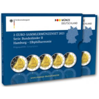 Saksa 2 euron proof 2023 - Hampuri - Elbphilharmonie