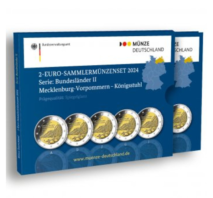 Saksa 2 euron proof 2024 - Mecklenburg-Vorpommern
