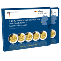 Saksa 2 euron proof 2025 - SAARMAA