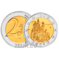 Saksa 2 euroa UNC 2012 - BAIJERI - D - München