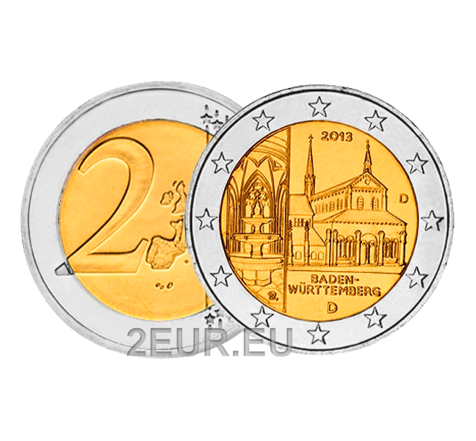 Saksa 2 euroa UNC 2013 - Baden Württemberg- A - Berliini