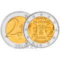 Saksa 2 euroa UNC 2013 - Elyséen sopimus 50 vuotta - J - Hampuri