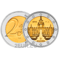 Saksa 2 euroa UNC 2016 - Zwingerin palatsi Dresdenissä - F - Stuttgart