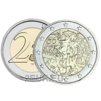 Saksa 2 euron UNC 2019 - 30 vuotta Berliinin muurin murtumisesta - G - Karlsruhe