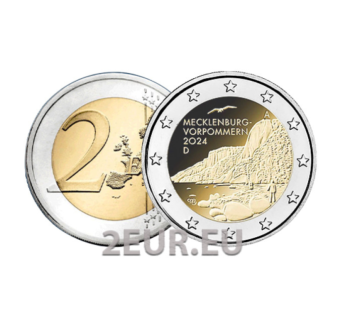 Saksa 2 euroa UNC 2024 - Mecklenburg-Vorpommern - A